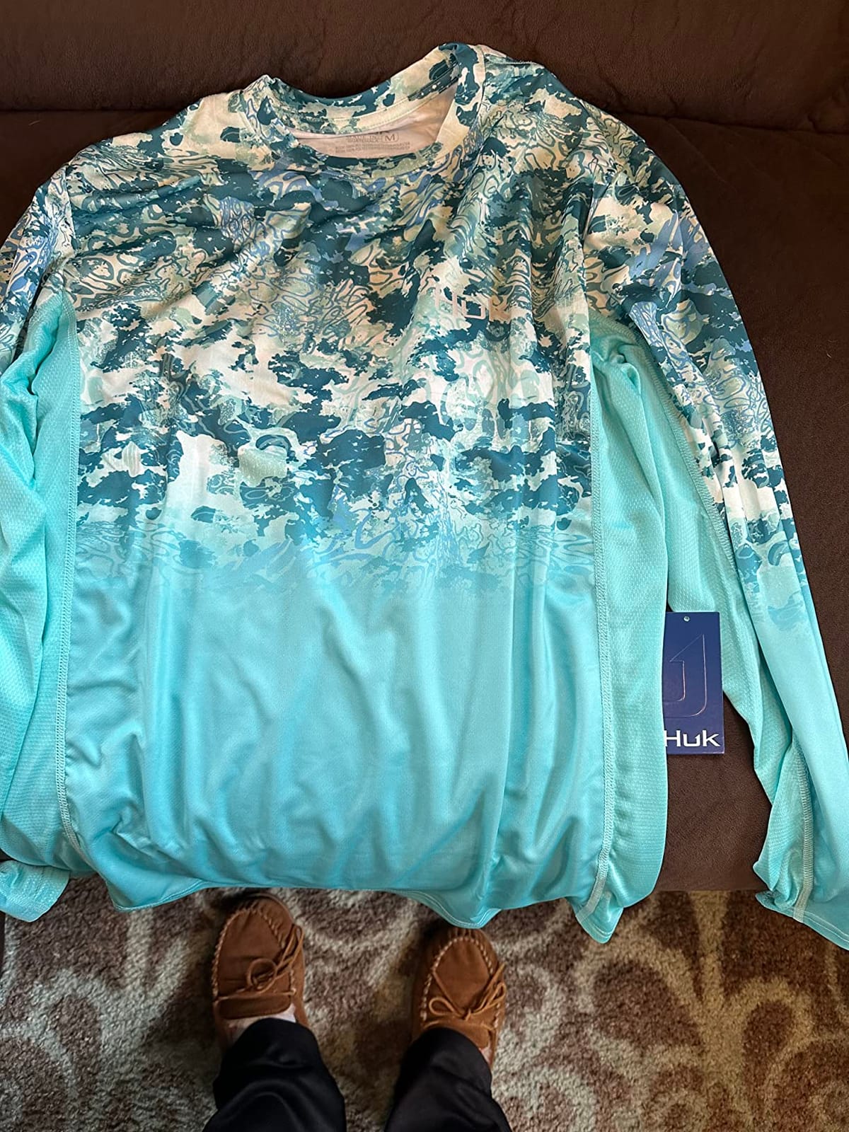 Men's Icon X Camo Long Sleeve Performance Fishing Shirt customer photo 2