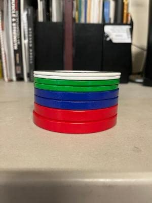 Fractional Micro Weight Plates Set of 8 Weight Plate Pair of 0.25LB 0.5LB 0.75LB 1 LB for Olympic Barbells for Strength Training Micro Plates Weight Plate customer photo 1