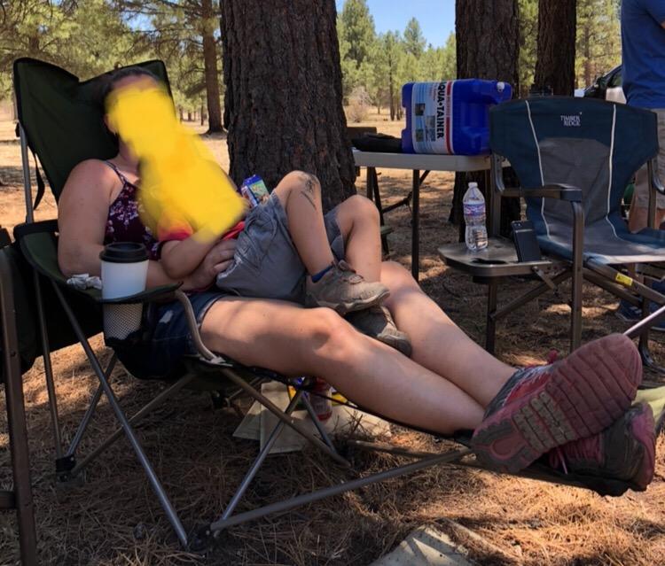 ALPS Mountaineering Escape Lounge Camping Chairs for Adults with Footrest and Adjustable Armrests, Sturdy Steel Frame, Compact Foldable Design, and Carry Bag customer photo 2