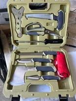 FLISSA 10 Piece Field Dressing Kit with Portable Storage Case | Hunting Knife Set for Deer, Camping, Survival customer photo 2