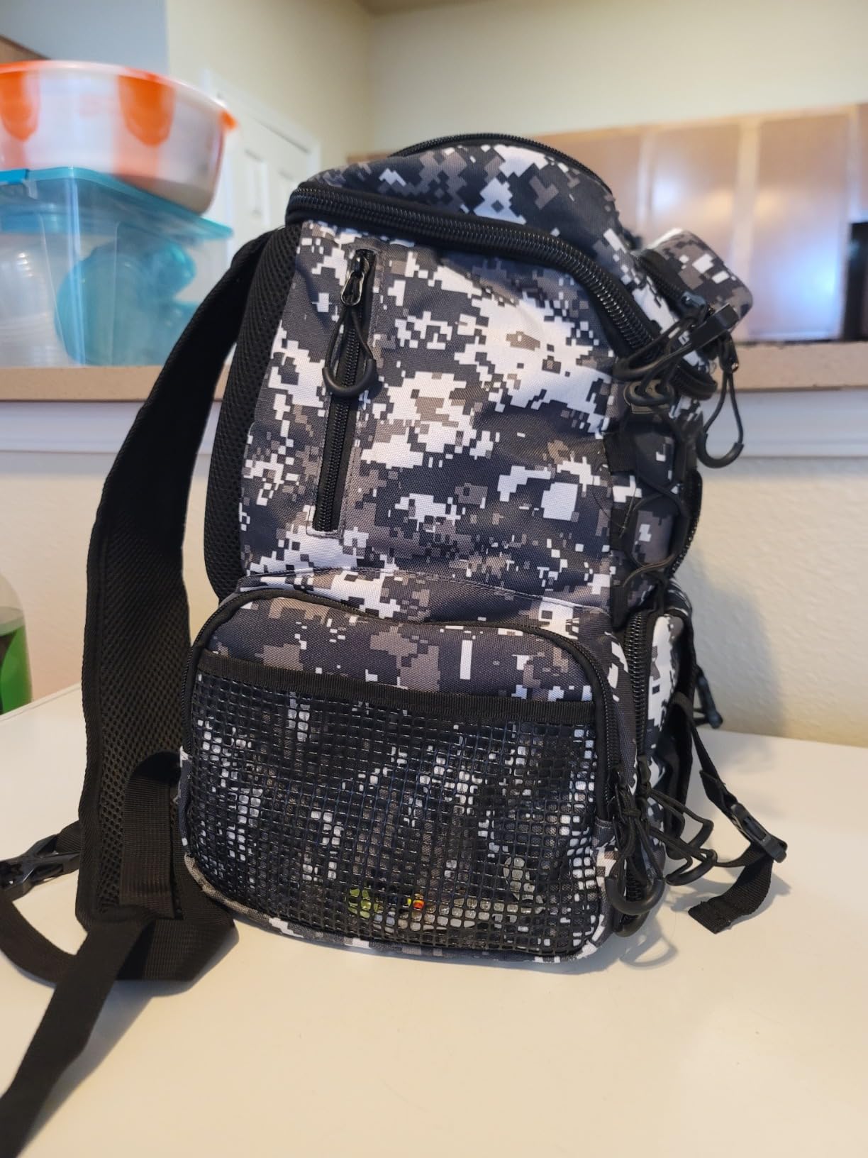 Piscifun Fishing Tackle Backpack, 42L Rod & Box Carrier, Waterproof customer photo 2