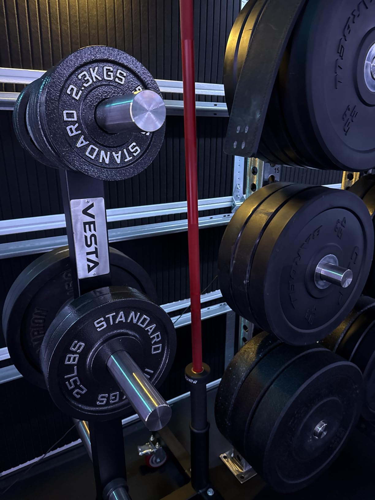 Steel Olympic Plates 175LB Set - 2 inch Olympic Hammertone Coated for Weight Lifting Training customer photo 2