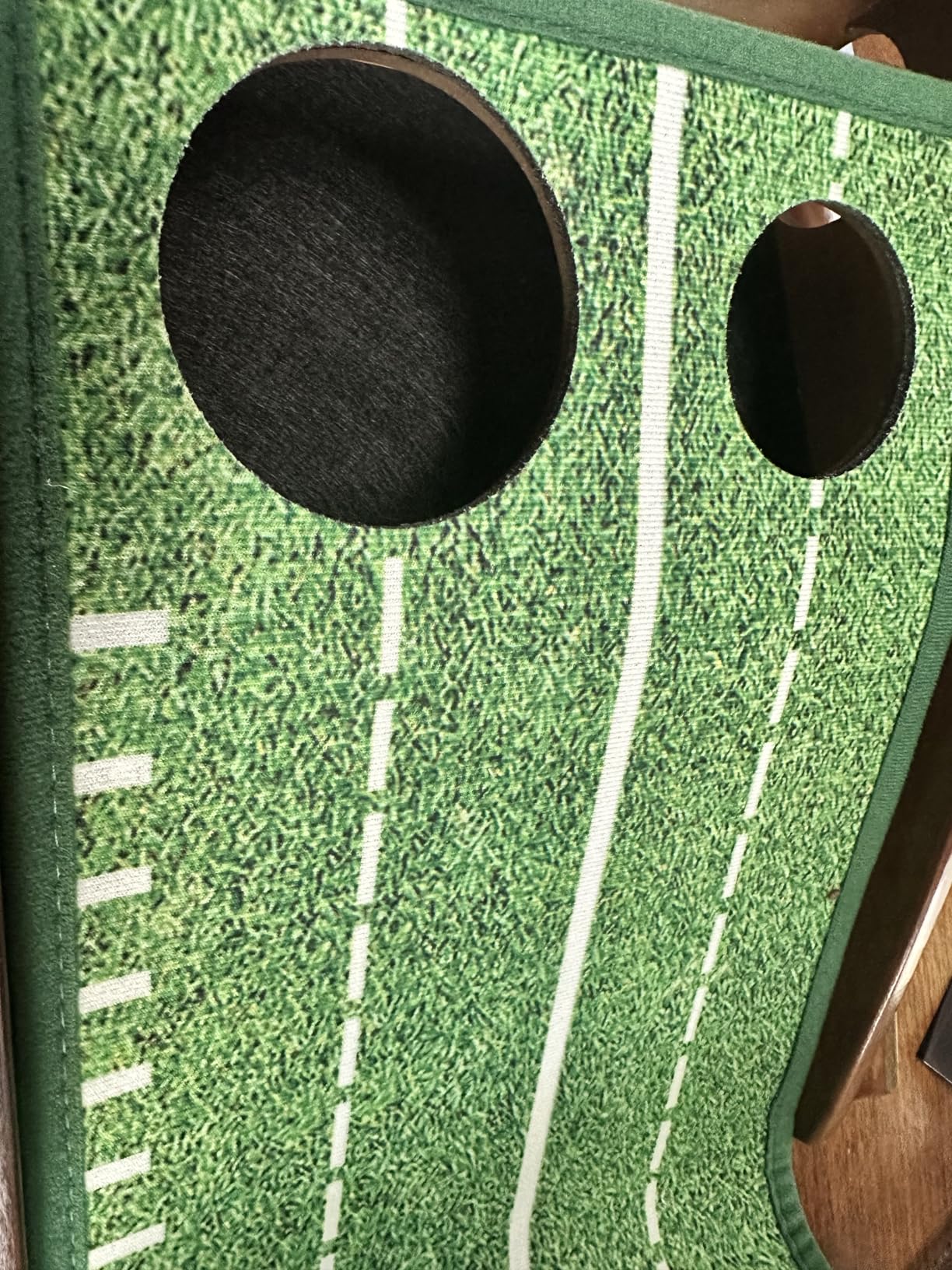 Dachenus Putting Green Indoor Mat Outdoor Golf Putting Mat with Automatic Ball Return customer photo 2