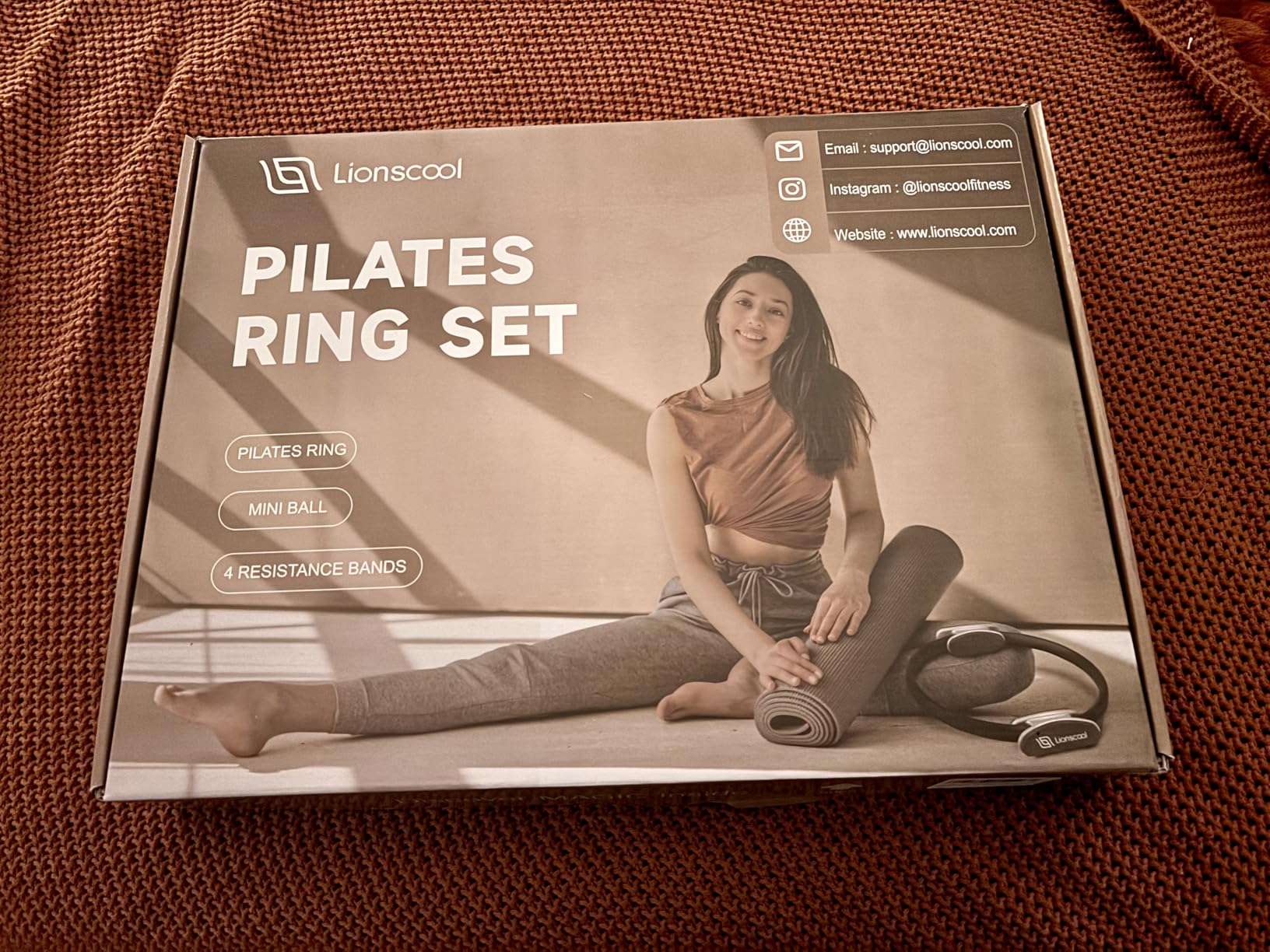 LIONSCOOL Pilates Ring Set 14