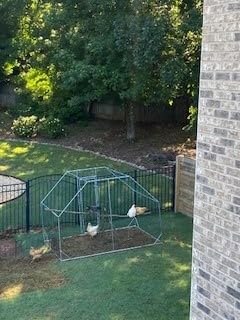 4ever2buy Metal Chicken Coop, 9.8x6.6 FT Walk-in Chicken Run Pen Poultry Cage, Water-Resistant & Anti-UV Cover, Large Chicken Coop for 6-8 Chickens customer photo 1