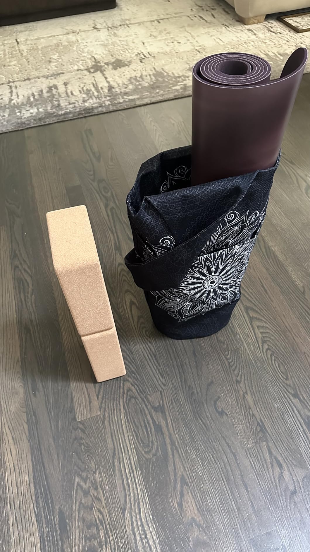 Trideer Cork Yoga Blocks, 2 Pack Yoga Blocks Natural Cork, High Density Yoga Block with Non Slip Surface, Eco-Friendly Yoga Accessories for Women, Ideal for Yoga, Pilates, Stretching customer photo 2