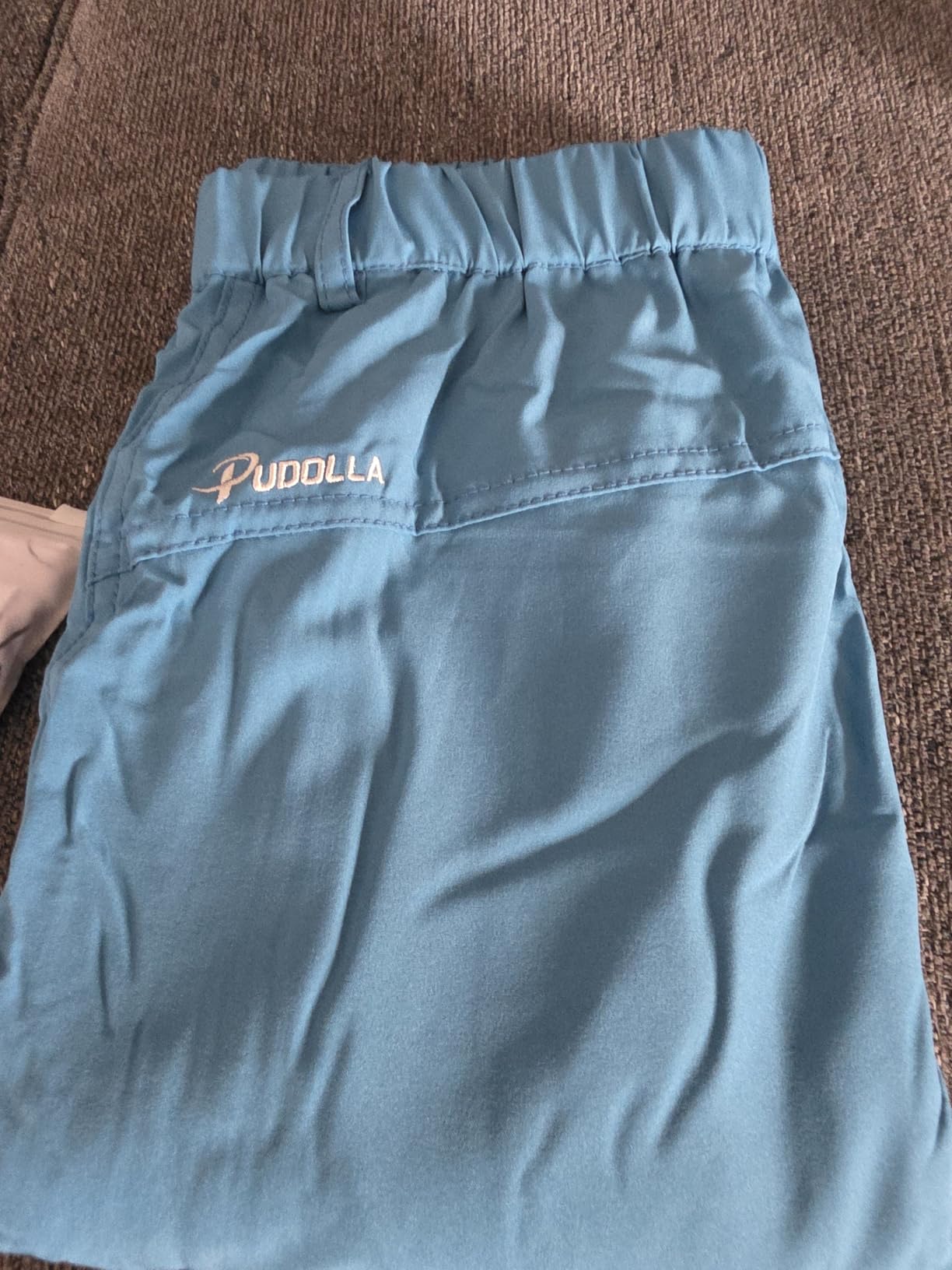 Pudolla Men's Hiking Cargo Shorts 9