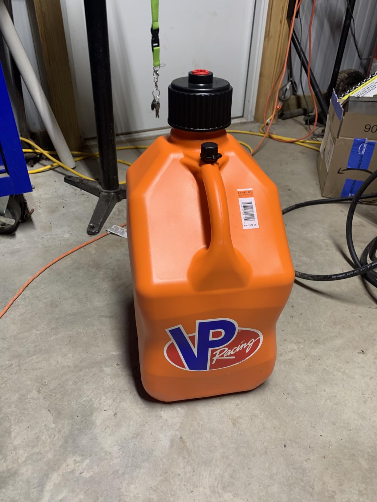 VP Racing 3572-CA Motorsport Jug - Orange, 5.5 Gallon Racing Fuel Jug, High Density Polyethylene customer photo 2