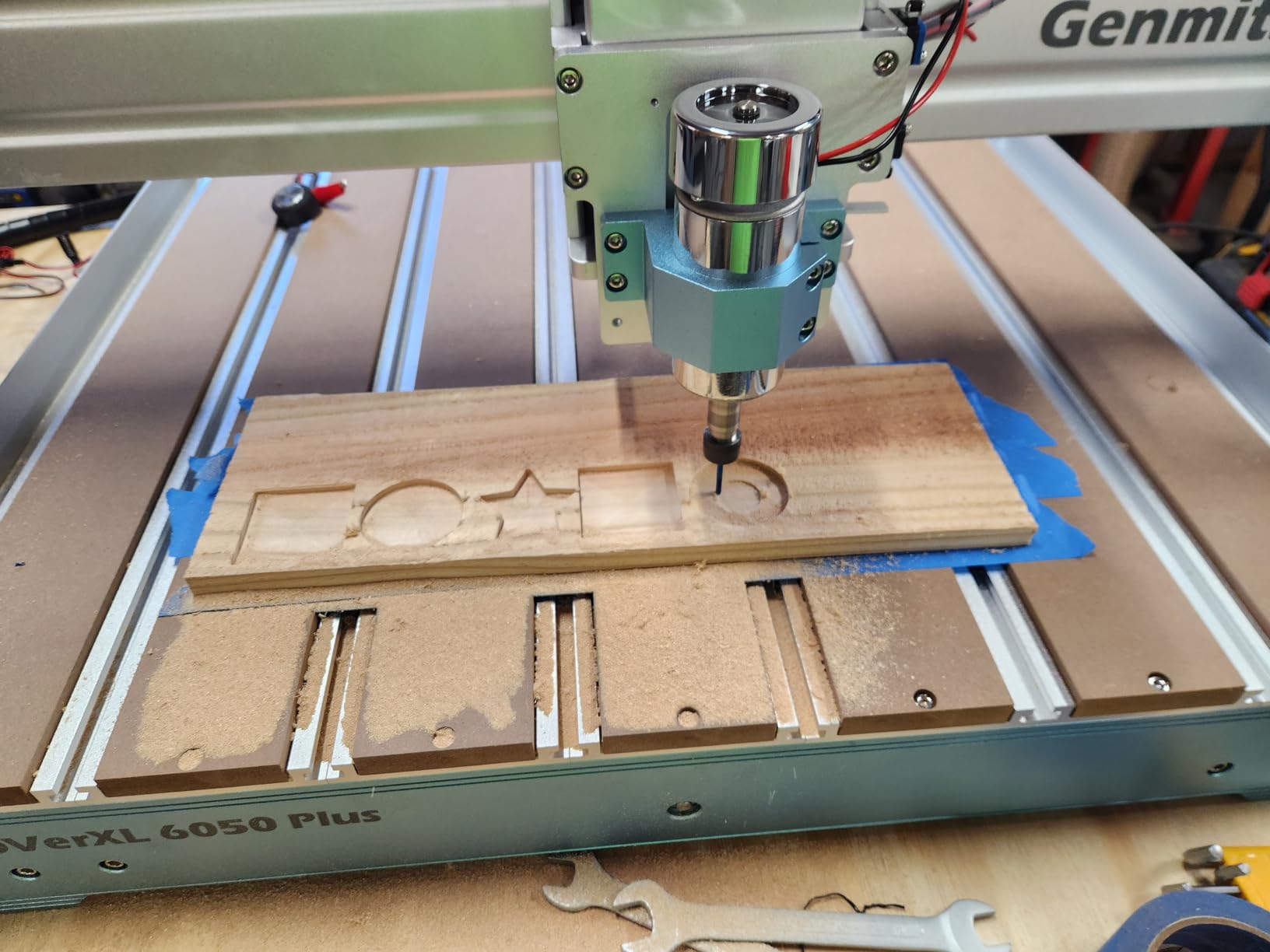 Genmitsu PROVerXL 6050 Plus CNC Router Machine for Big Projects | Hybrid Table, GRBL Control for Metal, Wood, Acrylic & MDF, 600 x 500 x 115mm Working Area customer photo 2
