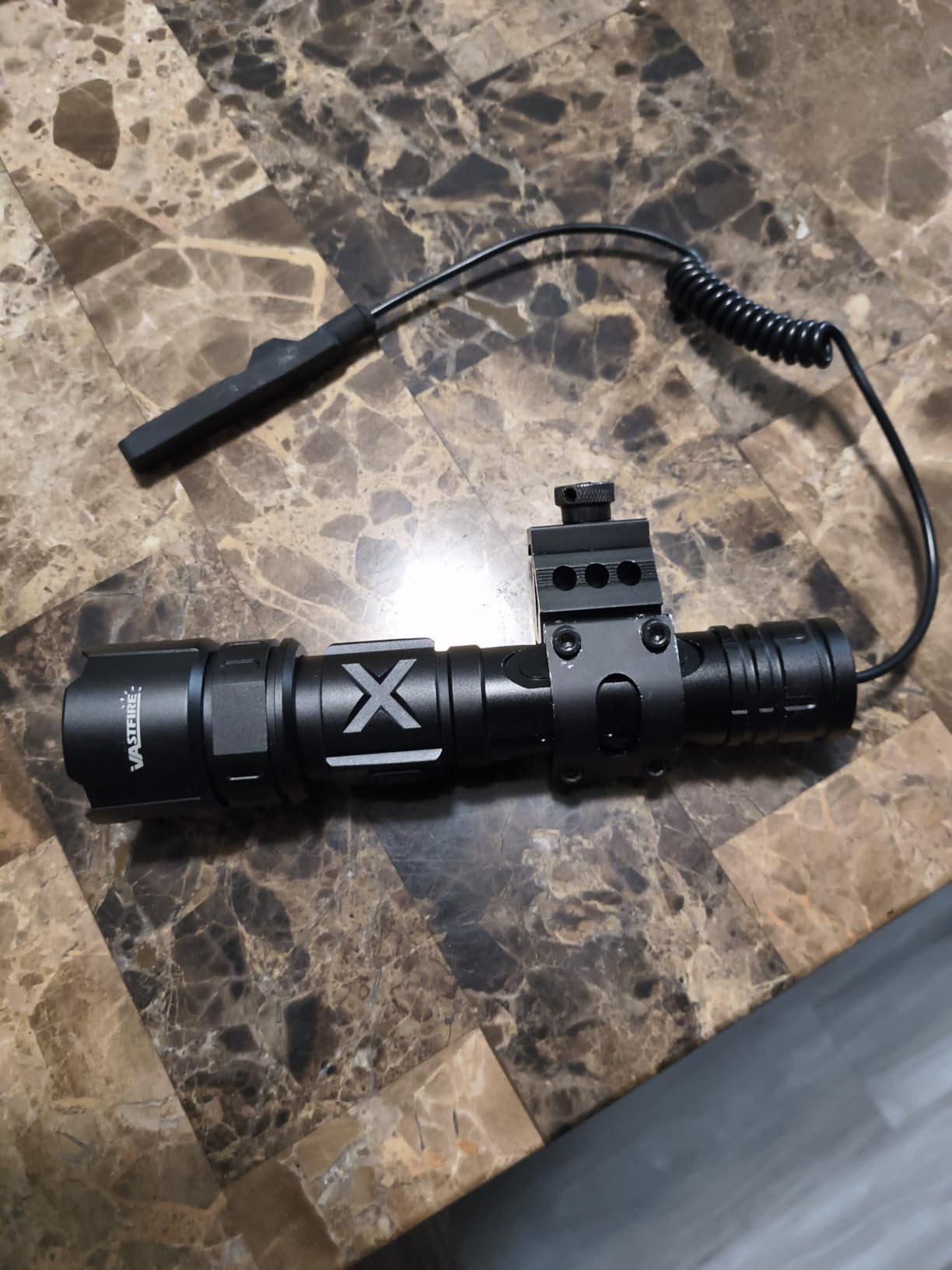 VASTFIRE USB-C Rechargeable Green Flashlight Zoomable 1000 Yard Pressure Switch Scope Rail Mount Hogs Predators Night Hunting customer photo 1