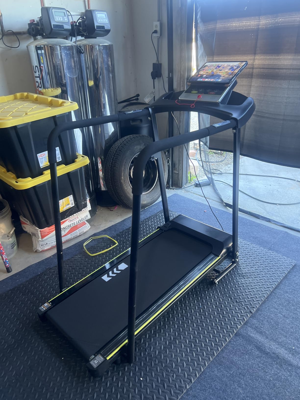 Redliro Walking Treadmill for Seniors with Long Handrails for Home | 0.3 MPH Slow Start, 300 lb Capacity, 0-2% Incline, Fully Flat, Auto Lubrication, Soft Drop System, Rehab Treadmill for Elder customer photo 2