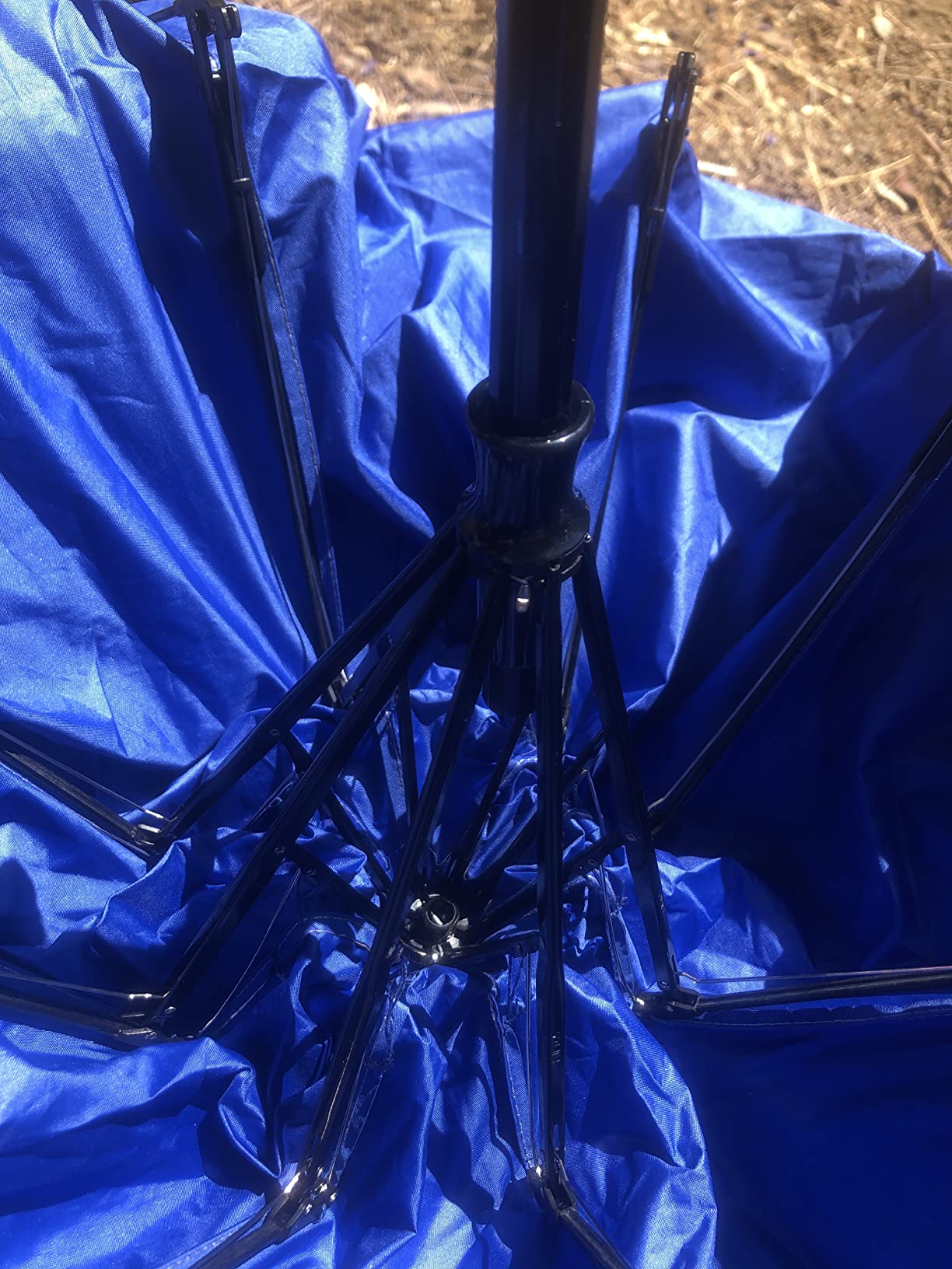 G4Free Hiking Umbrella UPF 50+ Compact Ultralight for Trekking Backpacking | Collapsible Folding Small Umbrella, Sun & Rain Protection, Reflective Silver Fabric customer photo 2