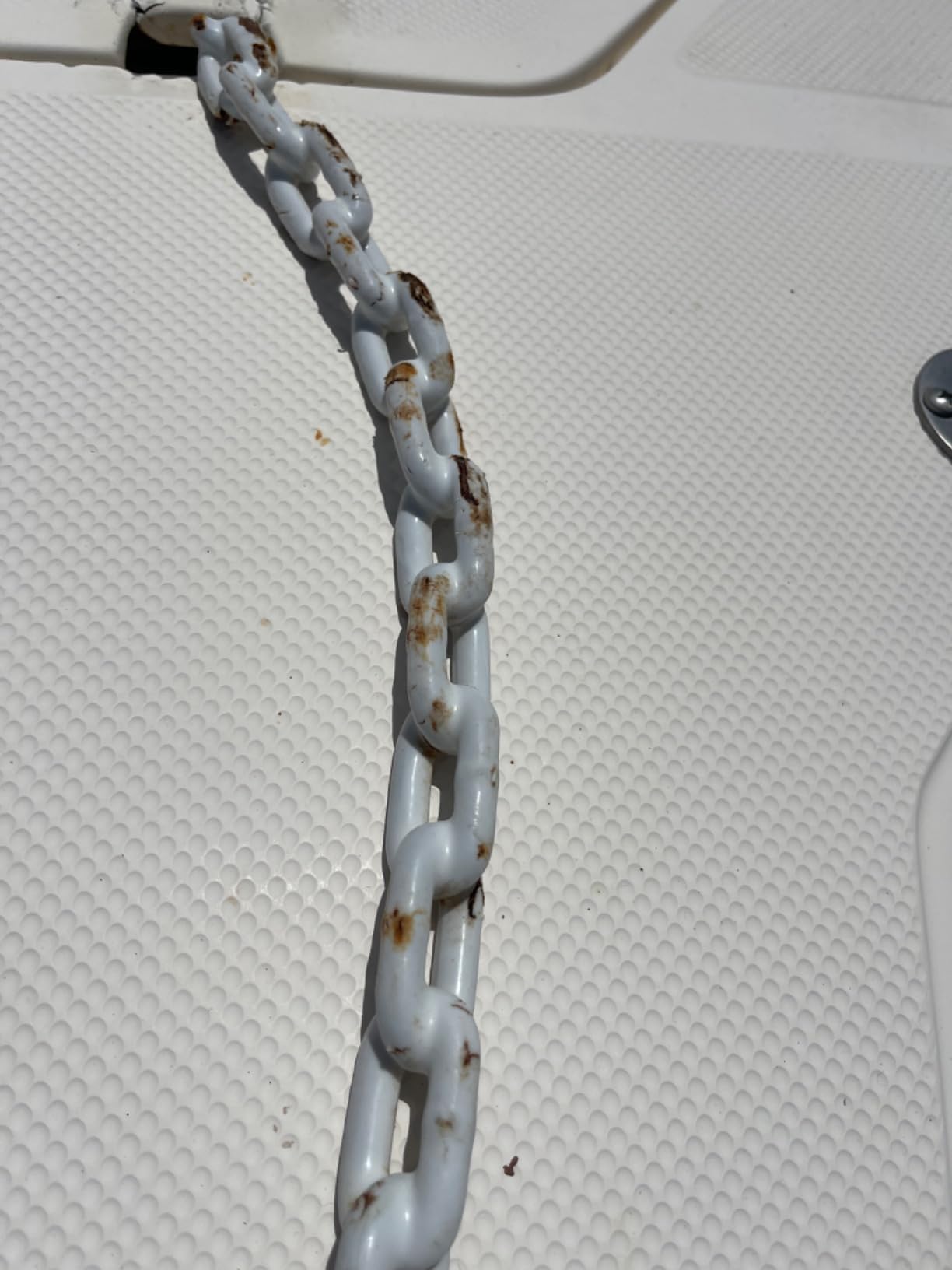 PVC Coated Boat Anchor Chain with Stainless Steel Shackles 4Foot/ 5Foot/ 6Foot/ Black/White customer photo 2