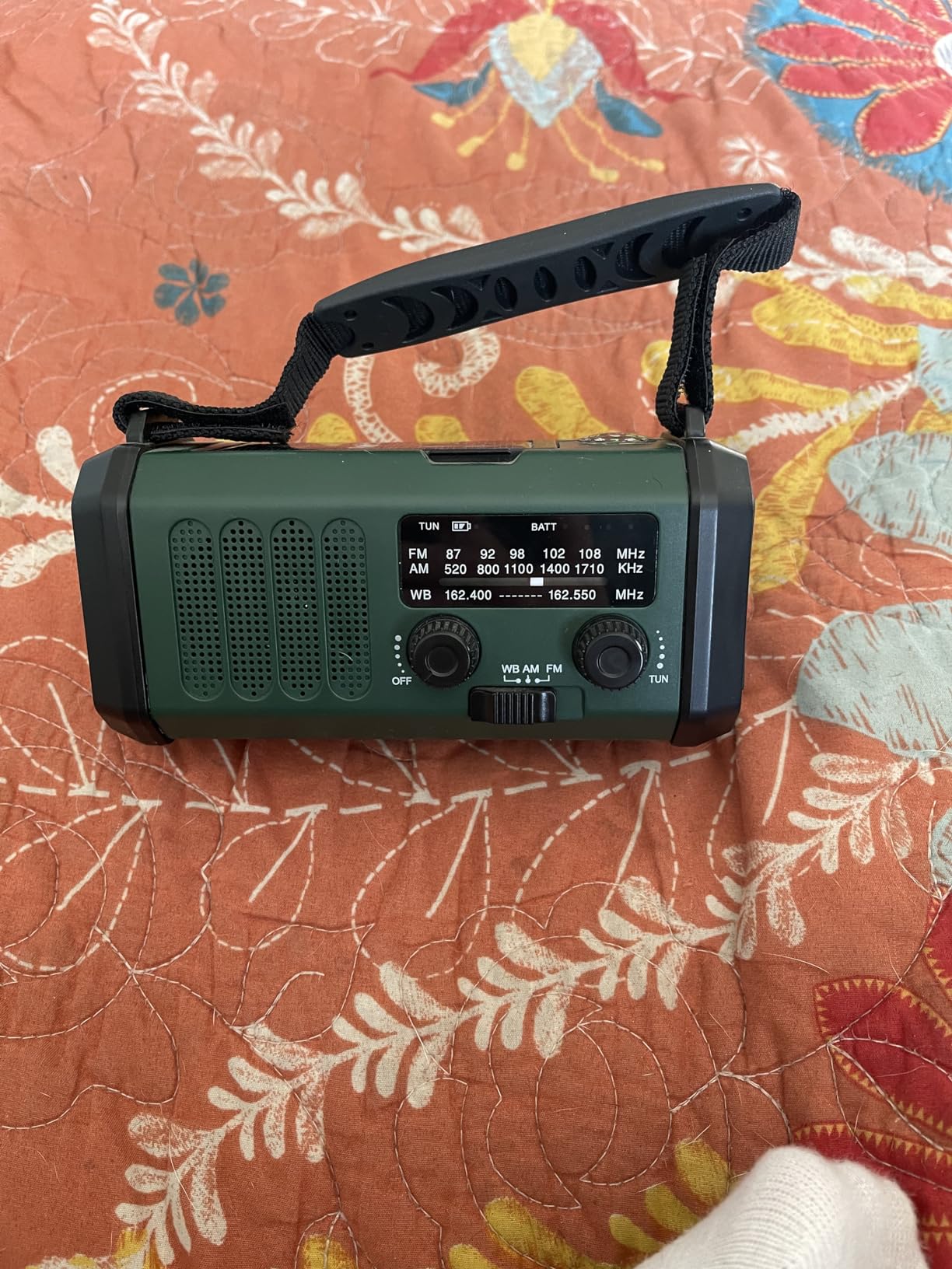 Leaton Hand Crank Emergency Radio, NOAA Weather Radio AM/FM, 10000mAh | Solar Power Bank, Rechargeable Battery Powered, USB-C Charger, Flashlight, SOS Alarm customer photo 2