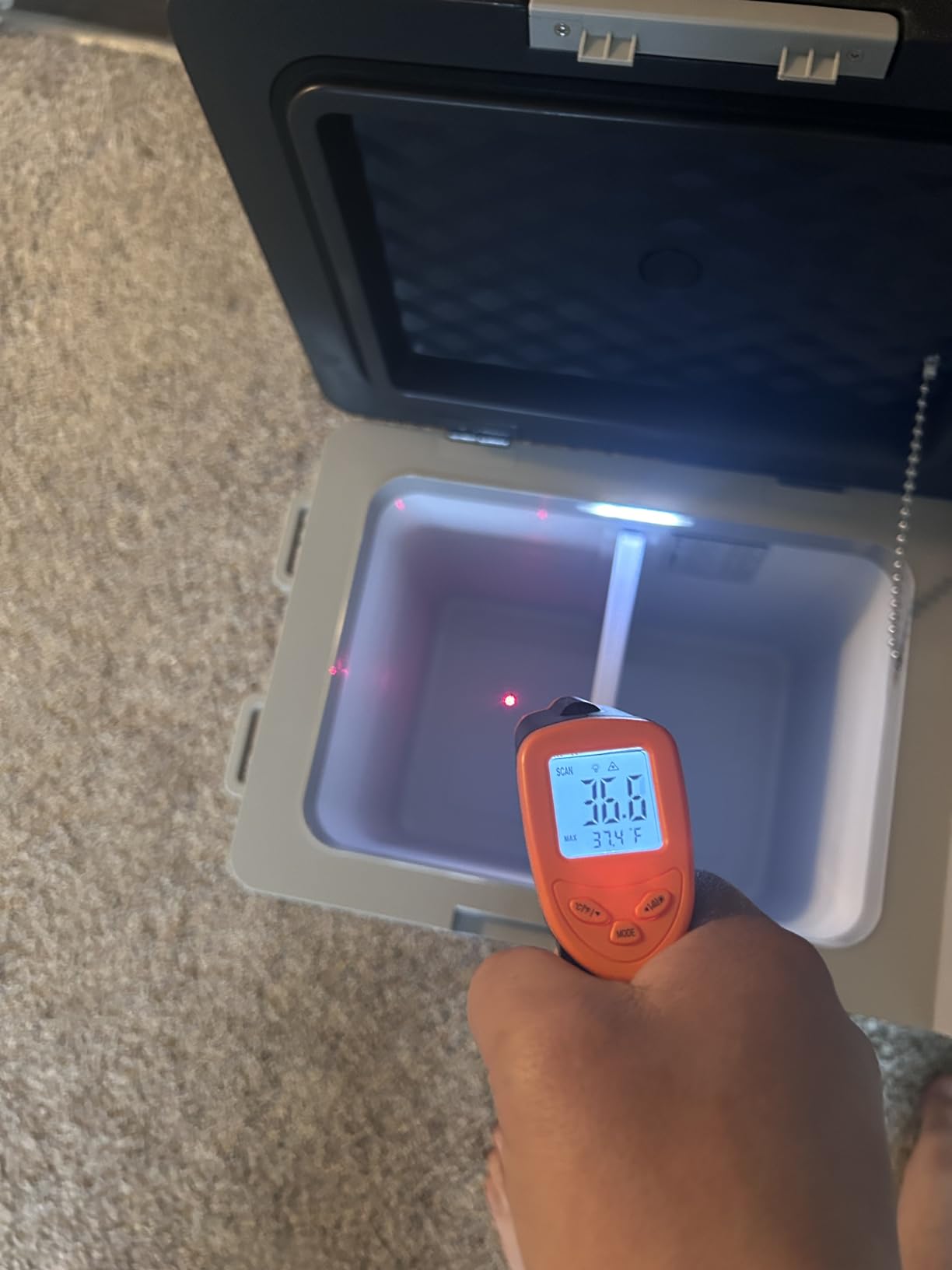 EUHOMY 12 Volt Refrigerator, 32QT(30L) Portable Refrigerator, Car Fridge Usable Battery customer photo 2