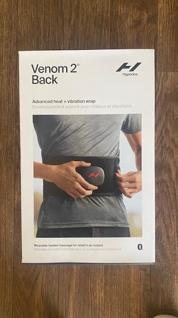 Hyperice Venom 2 Back Heated Vibration Massage Therapy Wrap Pain Relief | Relieve Pain, Soreness, Tightness, Increase Blood Flow, Three Precise Settings and Patterns, Up to 3 Hour Battery Life customer photo 1