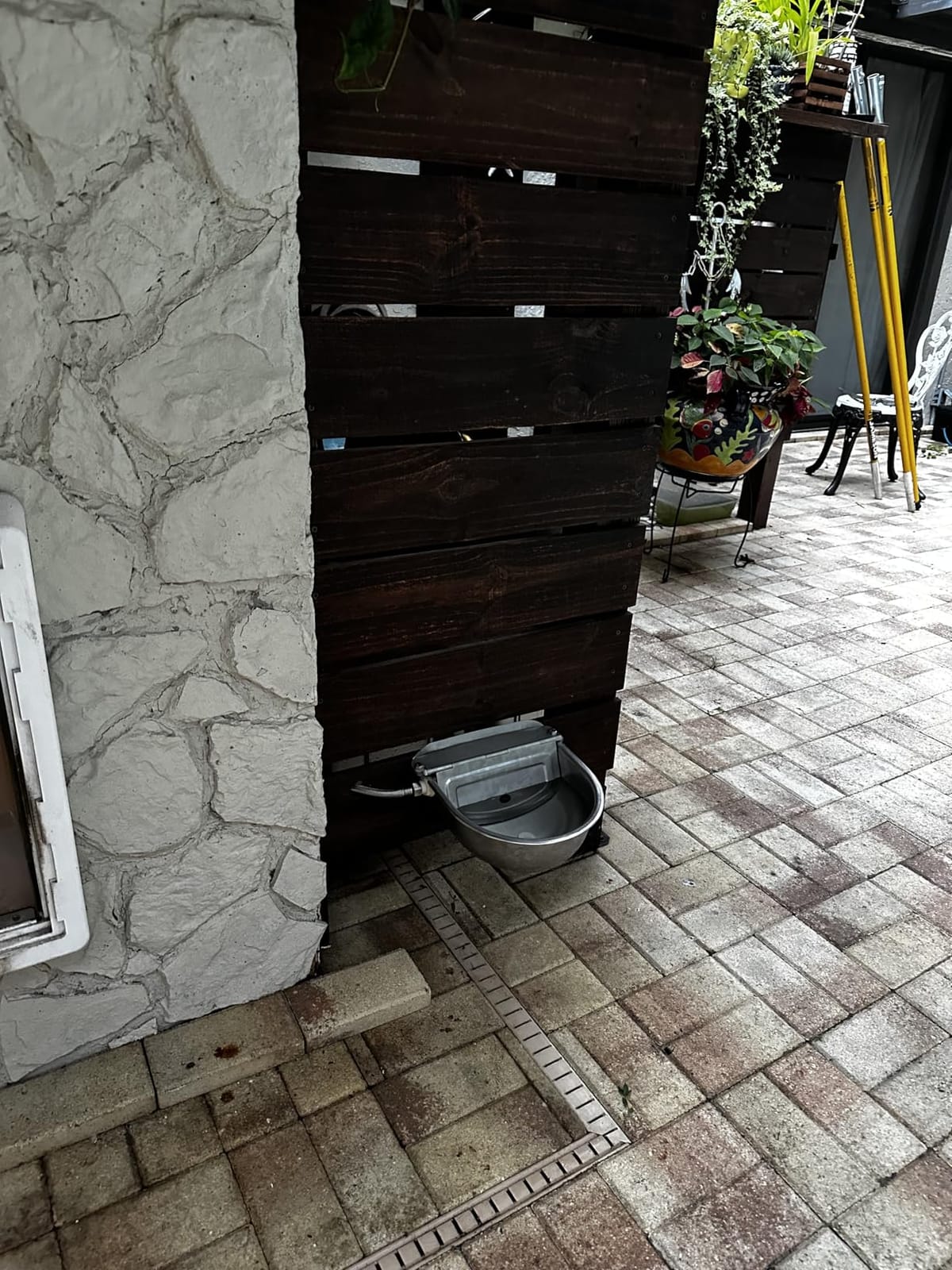 Automatic Water Dispenser for Dog Water Bowl Dispenser Large Size Stainless-Steel Waterer Feeder Self Filling Water Trough for Poultry and Livestock (Stainless Steel, Large) customer photo 2
