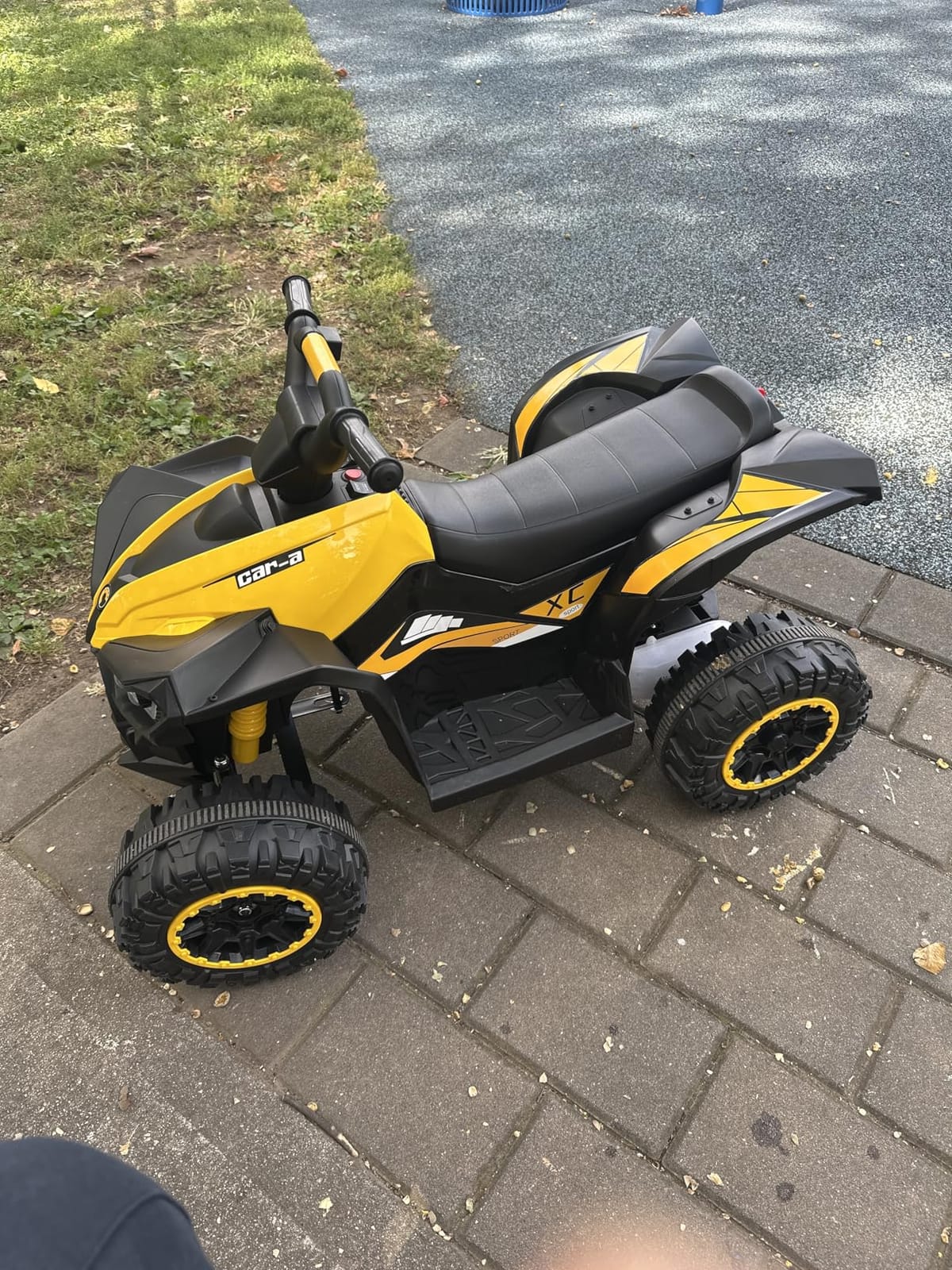 Aosom 12V Kids ATV Quad Car, 4 Wheeler, Forward & Backward Function, Red | Wear-Resistant Wheels, Music, Up to 3.7 MPH, Electric Ride-on ATV for Toddlers Ages 3+ Years Old customer photo 1