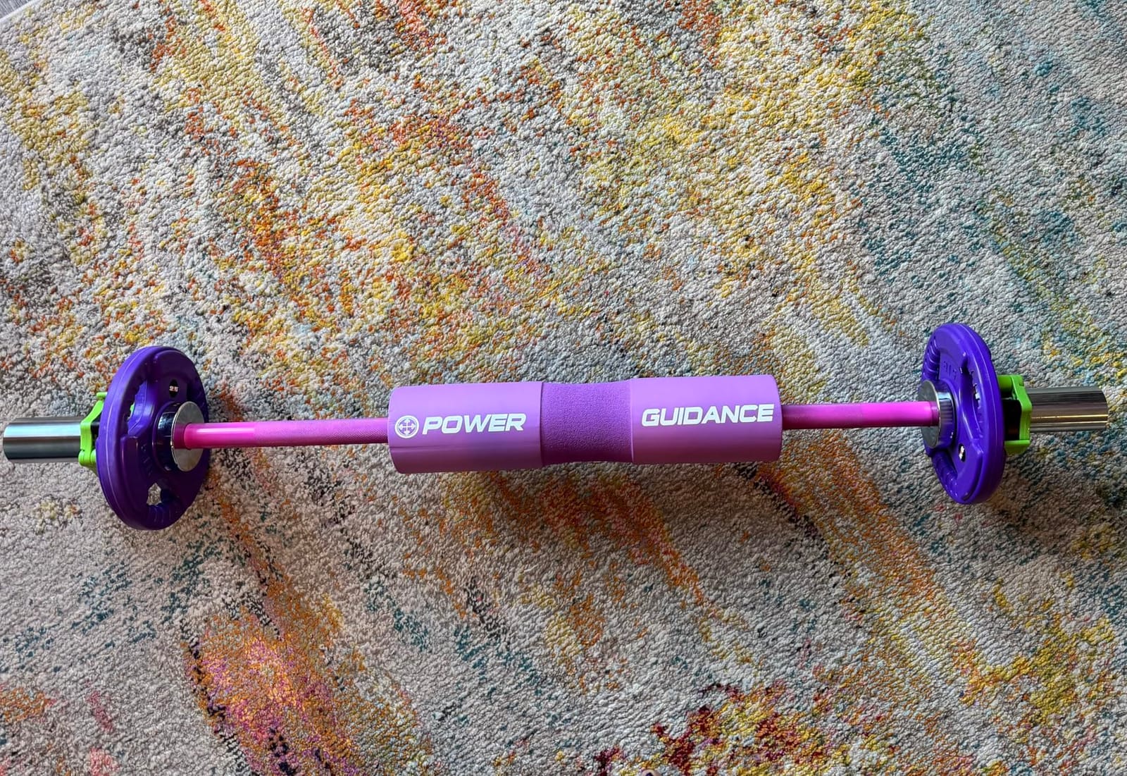 POWER GUIDANCE Chrome Olympic Barbell Bar, 2 Inch Weight Bar for lifting, Hip Thrusts,Universal Strength Training Bars 4ft/5ft/6ft customer photo 2