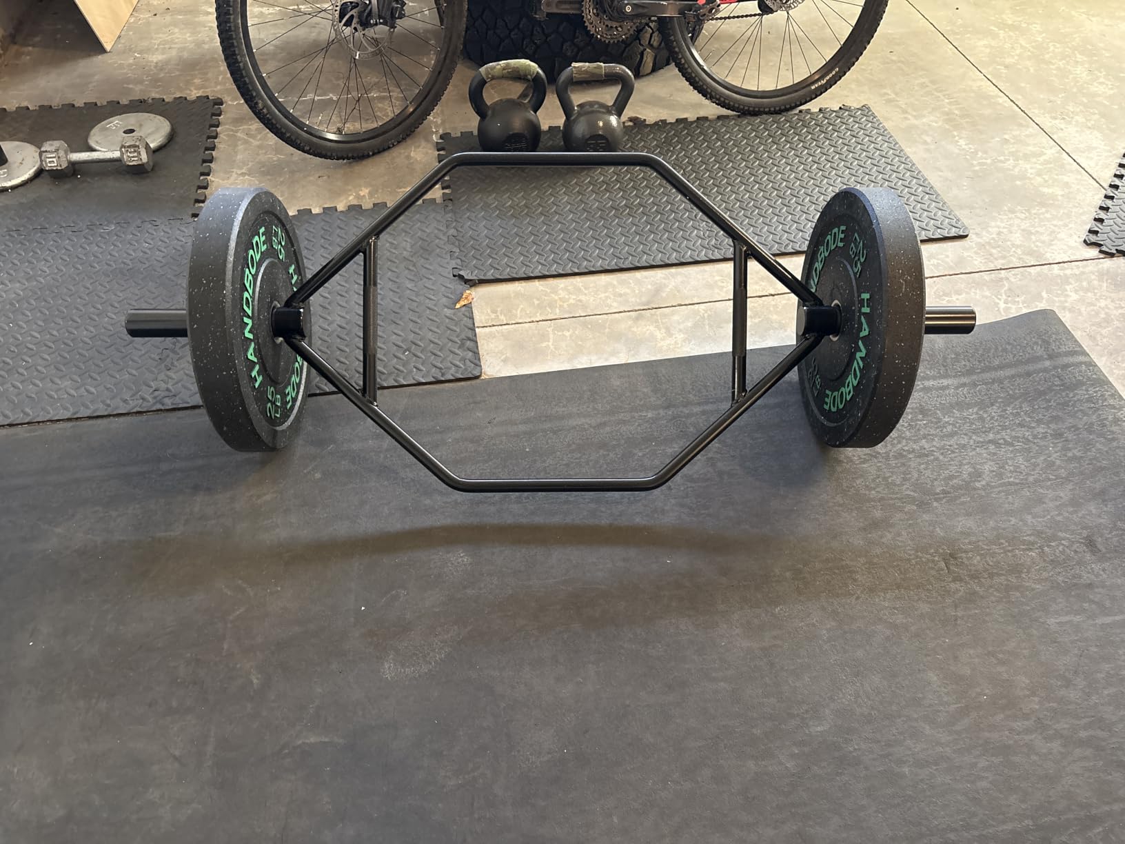 CAP Olympic Trap Bar | Heavy-Duty Hex Shrug & Deadlift Weight Bar customer photo 1