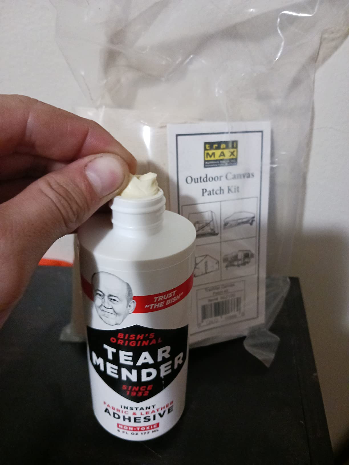 TrailMax Outdoor Canvas Patch Kit to Repair Pop-Up Campers, Canvas Tents, Boat Covers, Tarps customer photo 2