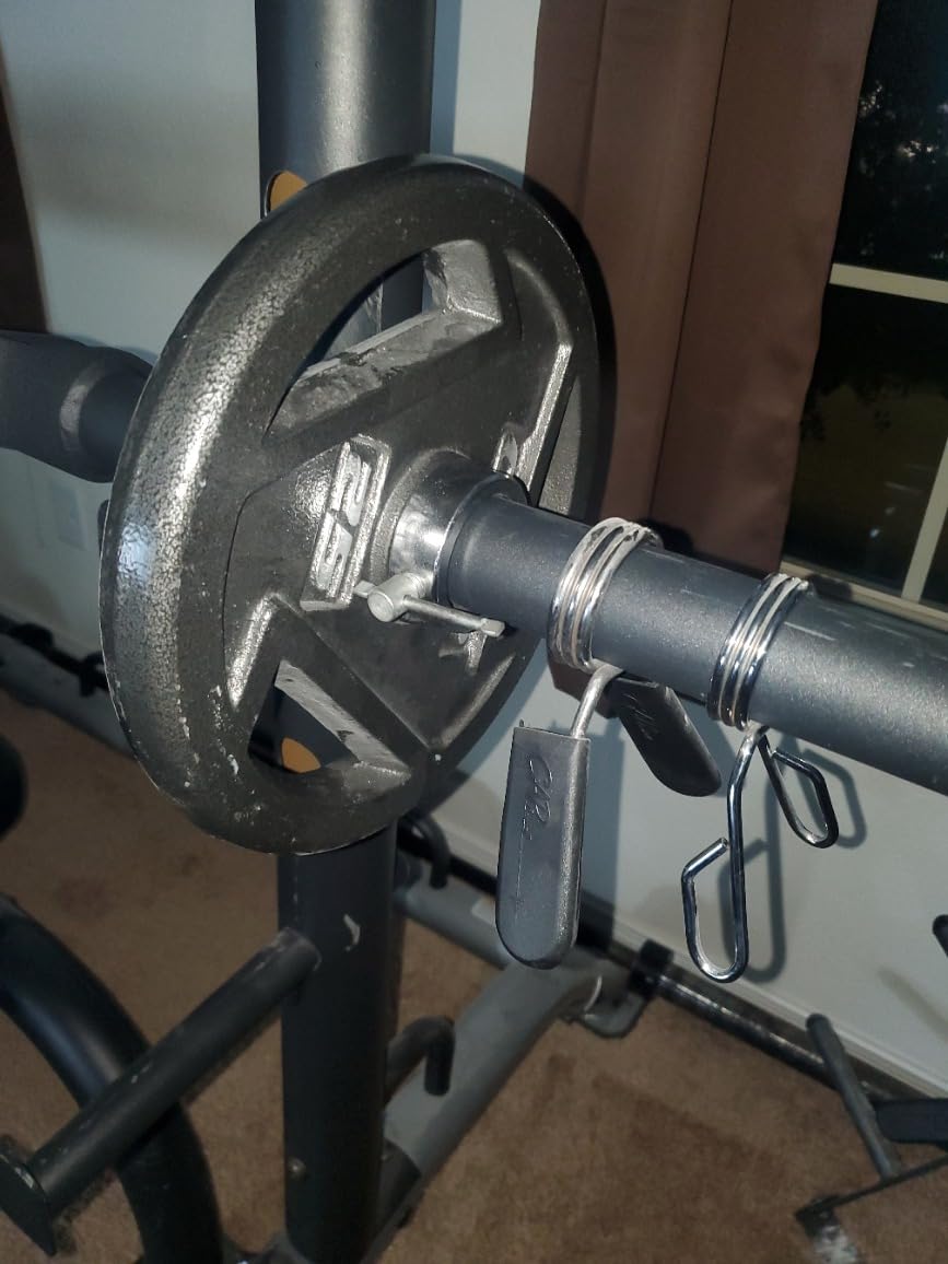 Titan Fitness Hybrid Angled Multi-Grip Olympic Barbell V3, Rated 1,900 LB, Rackable Swiss/Football Bar customer photo 1