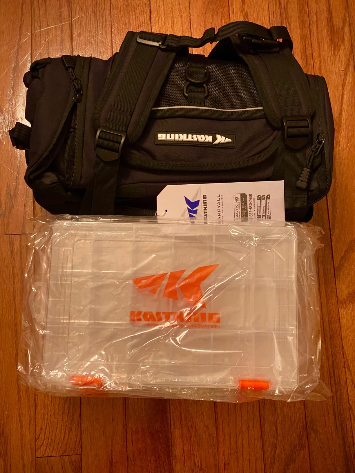 KastKing KarryAll Fishing Backpack with Rod Holder 4 Tackle Boxes, 40/26L customer photo 2