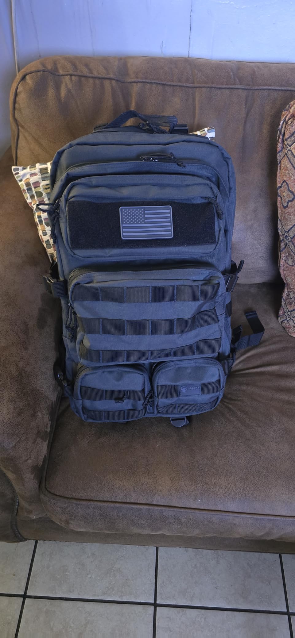 Falko Tactical Backpack for Men and Women 50L Backpack 2.4x Stronger Large Military Molle Rucksack, Bugout Backpack Outdoors customer photo 1