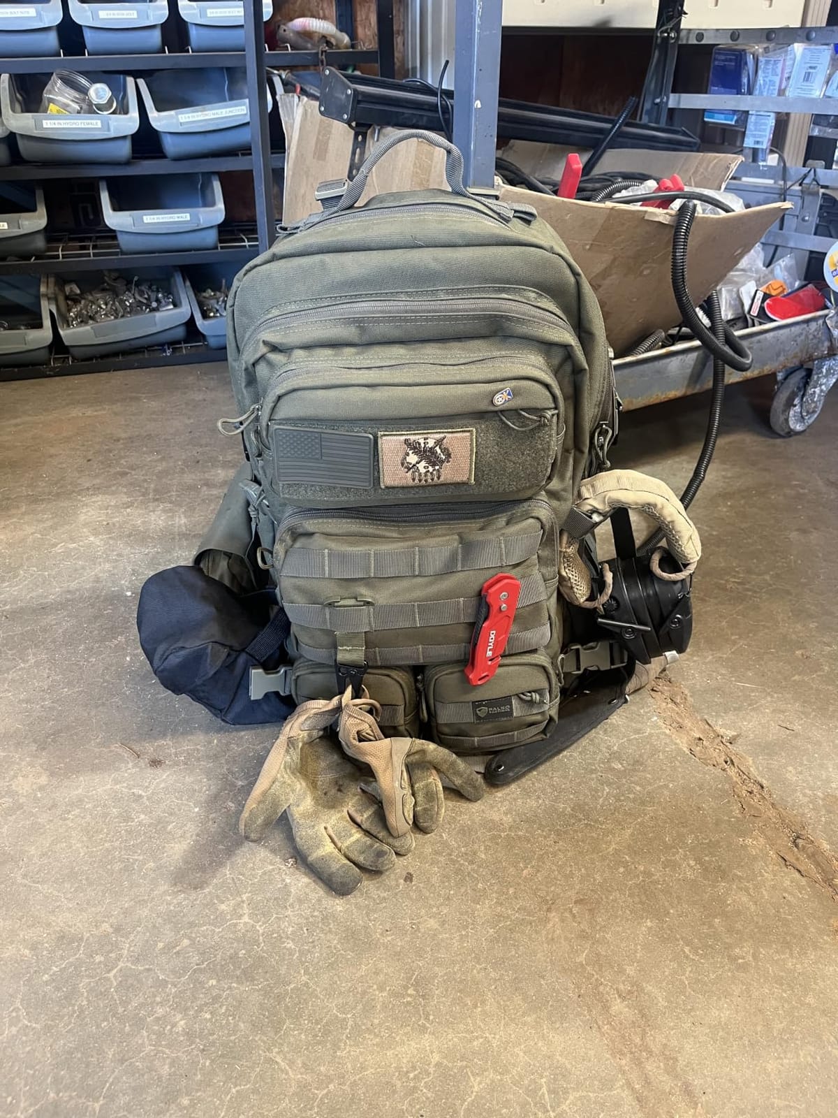 Falko Tactical Backpack for Men and Women 50L Backpack 2.4x Stronger Large Military Molle Rucksack, Bugout Backpack Outdoors customer photo 2