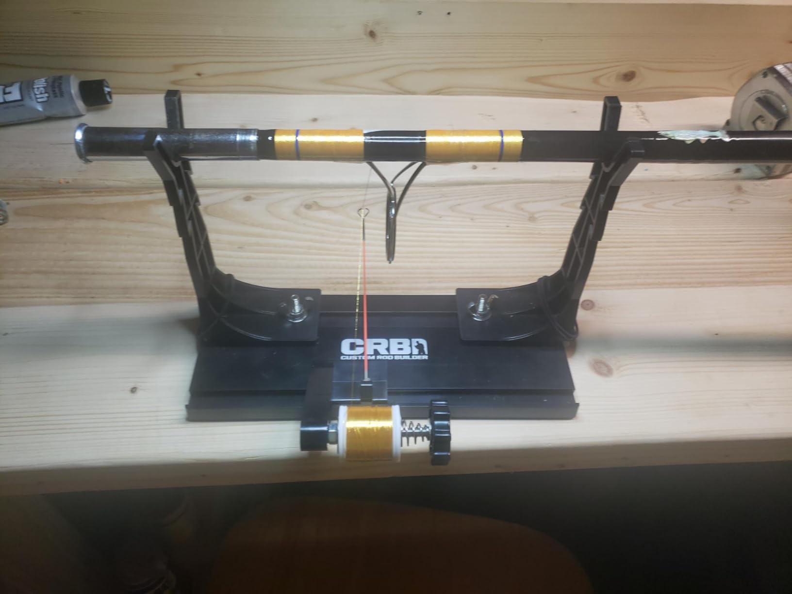 CRB Core Hand Wrapper - Rod Building System with Adjustable Rod Stands, Thread Carriage & Integrated Tensioner customer photo 2