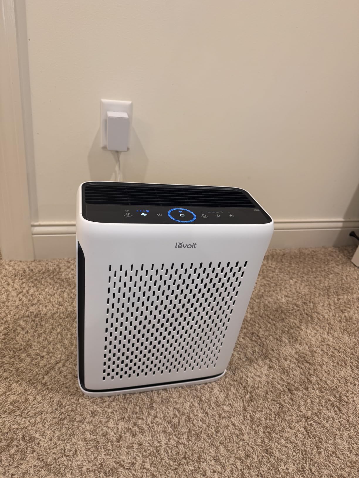 LEVOIT Air Purifier for Home Pets Bedroom Dorm Room Washable Pre-Filter, Quiet HEPA Sleep Mode for Pets, Allergens, Pollen, Smoke, Smart Monitor, AHAM VERIFIDE, Up to 1073Ft², Vital 100S-P customer photo 2