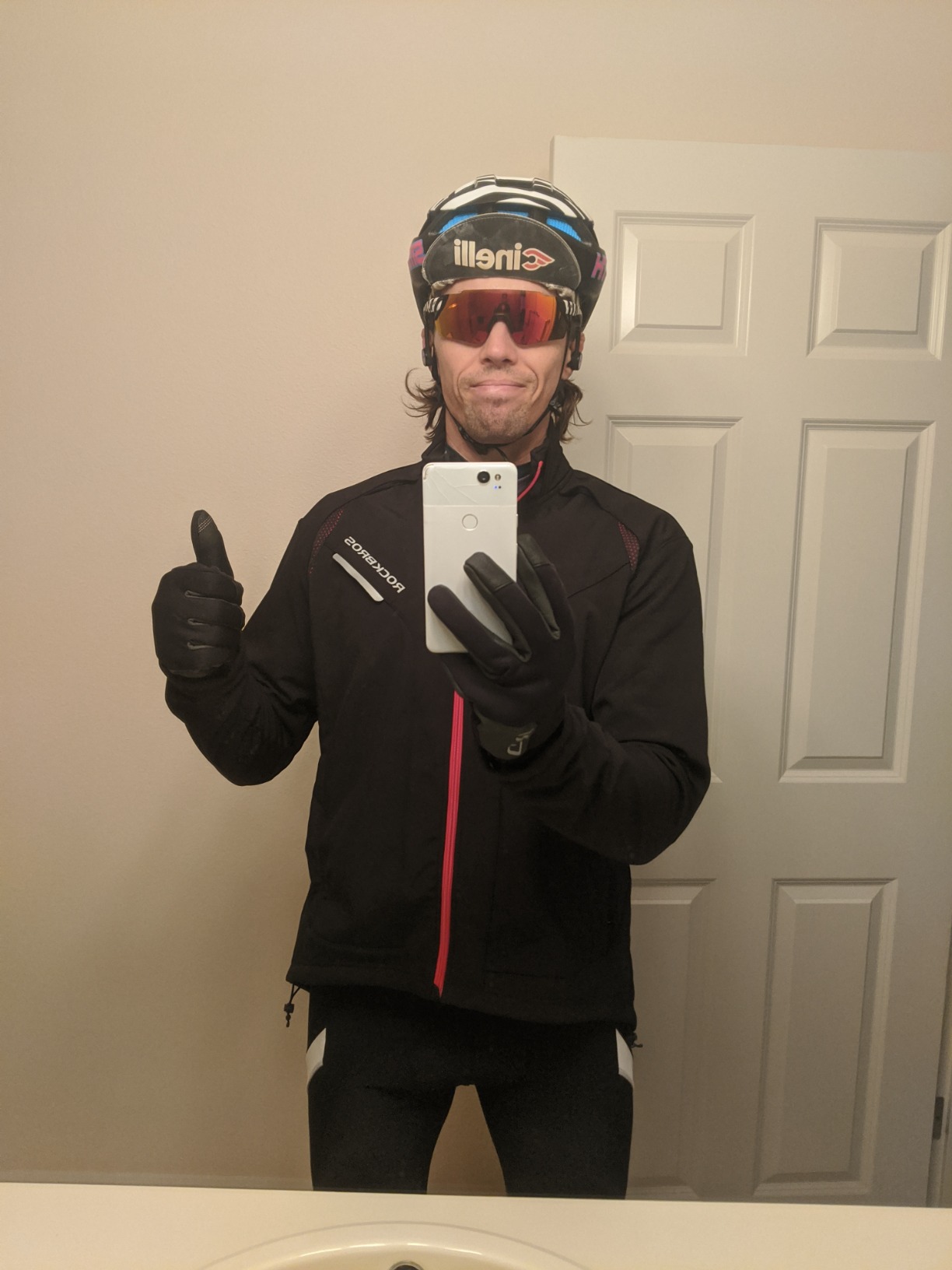 Cycling Jackets for Men Thermal Windproof Cold Weather MTB Hiking customer photo 1