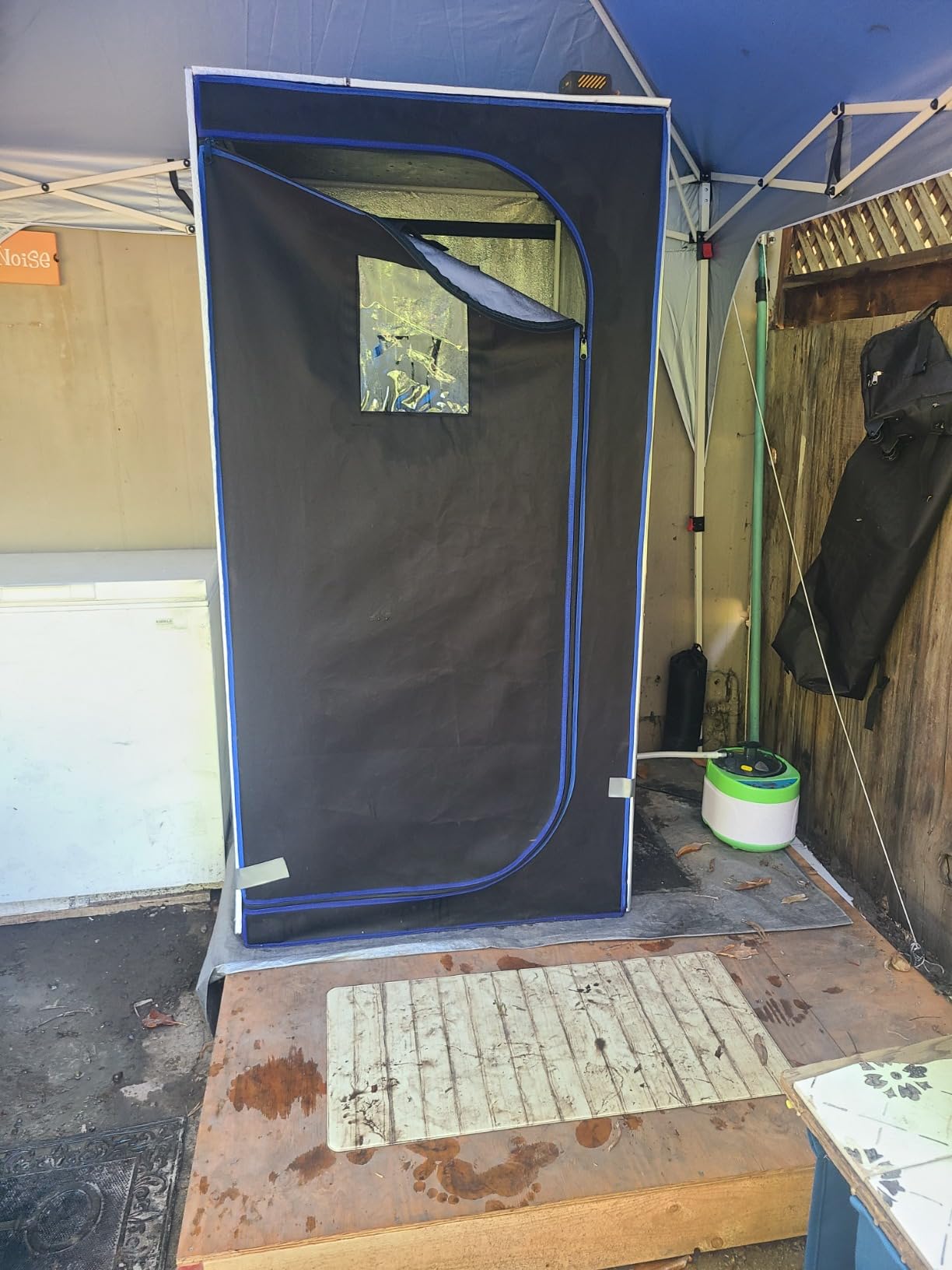 SereneLife Portable Sauna for Home, 2 Person Steam Sauna Tent with 4L Steamer, 2 Folding Chairs, Remote Control In-Home Spa, 6' x 4' customer photo 1