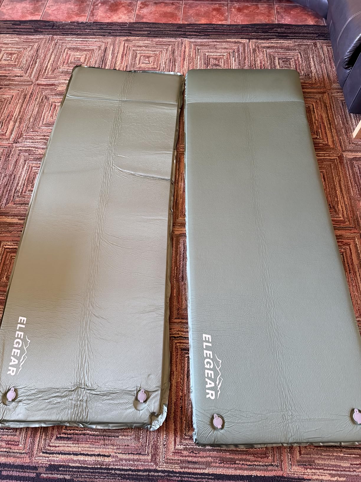 Elegear CumbreX Self Inflating Sleeping Pad with Pillow 26D Memory Foam 3.15