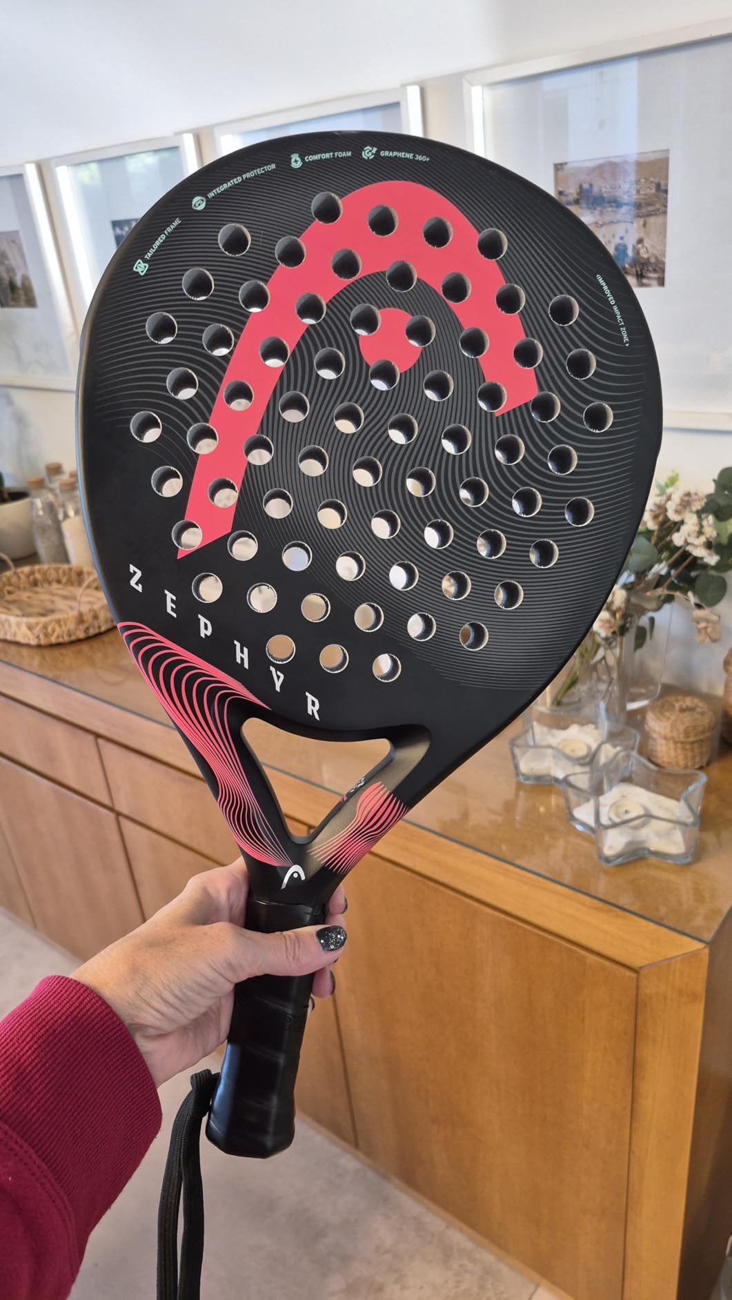 HEAD Graphene 360+ Zephyr Padel Paddle/Racket Series customer photo 1