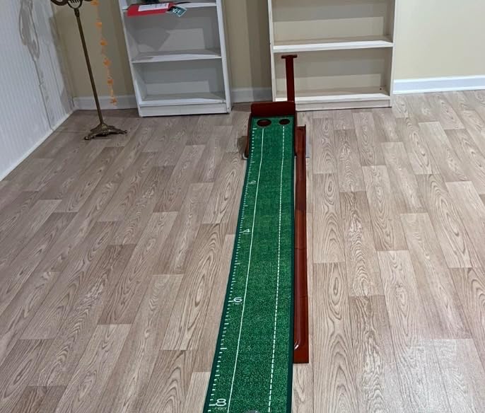 Golf Putting Mat, Putting Green Indoor with Ball Return - Golf Gifts for Men customer photo 1