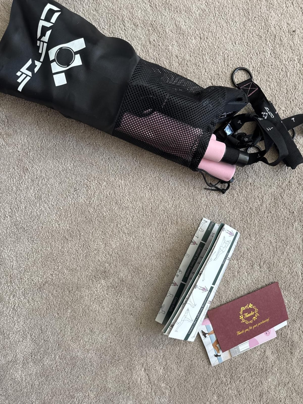 Pilates Bar Kit with Resistance Bands, Multifunctional Yoga Pilates Kit | Heavy-Duty Metal Adjustment Buckle, Portable Home Gym Pilates Resistance Bar Kit for Women Full Body Workouts customer photo 1