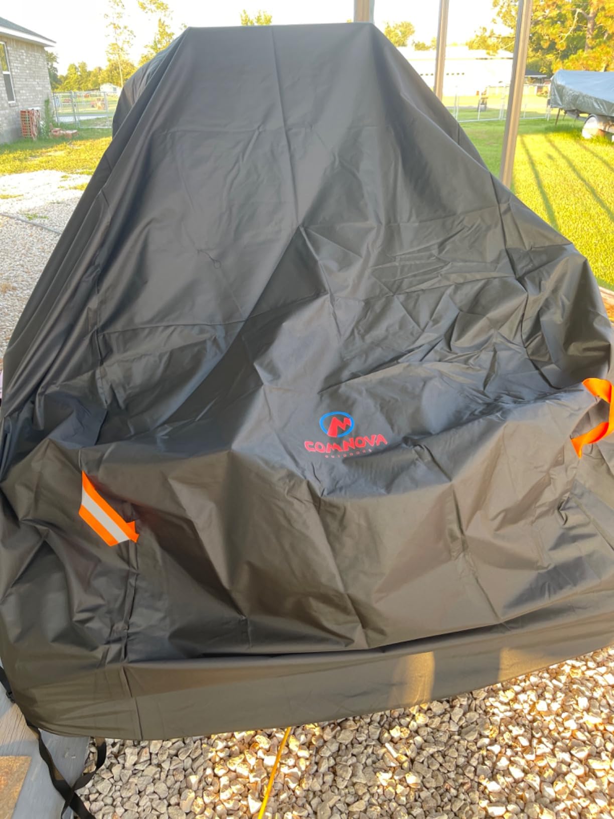 Comnova ATV Cover for 4 Wheelers - 95 Inch ATV Covers 600D Heavy Duty & Waterproof, Outdoor Four Wheeler Quad Cover All Weather Large for Polaris, Kawasaki, Arctic Cat, Honda, Yamaha and More customer photo 1