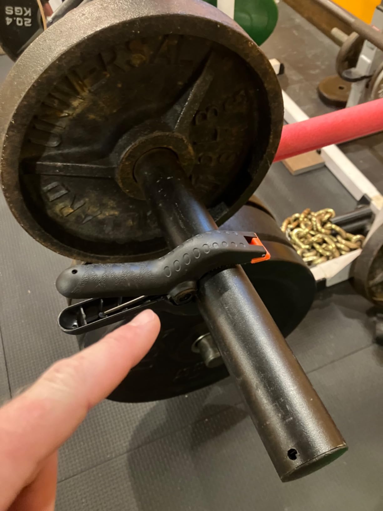 Yes4All Multi Grip Barbell & Cable Attachment - Swiss Bar, American Bar for Greater Range of Motion, with 2 Collars, Fits Olympic Weight Plates - Home Gym & Support Pressing, Lifting & Curls customer photo 2