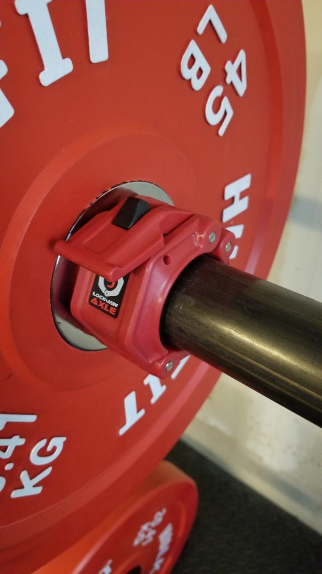 Lock-Jaw PRO 2 AXLE Barbell Collars/Clamps, 1.9