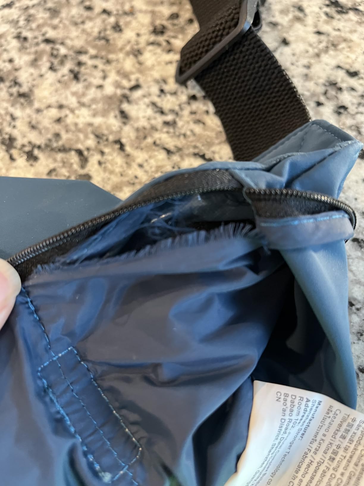 WATERFLY Running Belt Fanny Pack:Phone Holder Belt for Men Women | Lightweight, Soft and breathable fabric,SBS zipper, Adjustable waist belt, Zero bounce, Suitable for running workout Fitness customer photo 2