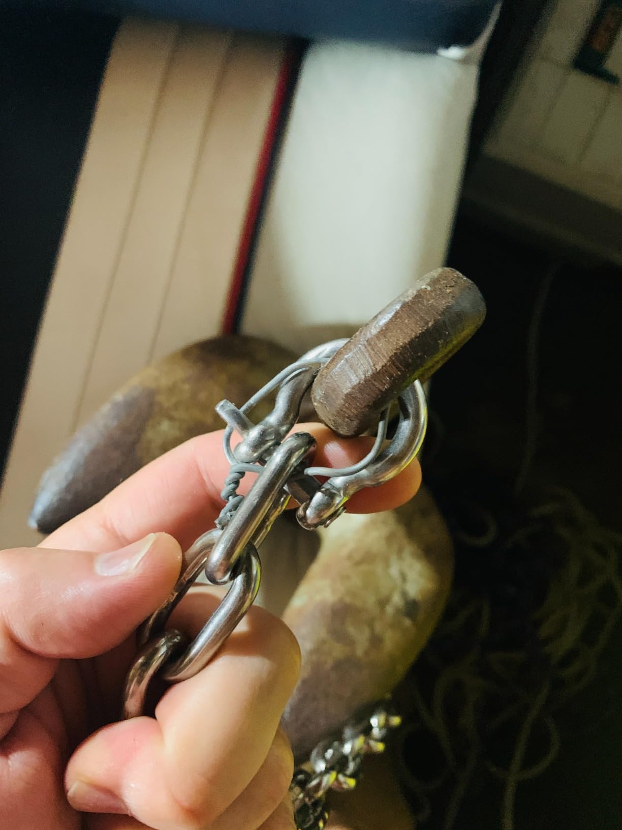 Stainless Steel Anchor Chain, Marine Grade Boat Accessories | Double Shackle Link Ends, for Boats 3/16