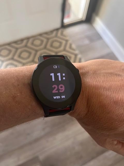 Watch+ Golf GPS Watch LCD Touchscreen, Embedded GPS, 42,000+ Courses, Dynamic Pin Positioning, Performance Tracking Gir Fairways Putts, FCB Hazard Distances, Shot Tracker, Green View, IPX7 Waterproof customer photo 1