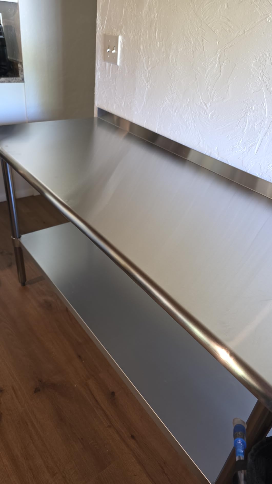 HARDURA Stainless Steel Prep & Work Table 24 x 60 Inches Backsplash | NSF, Heavy Duty Commercial, Undershelf, for Restaurant Kitchen Home and Hotel customer photo 1