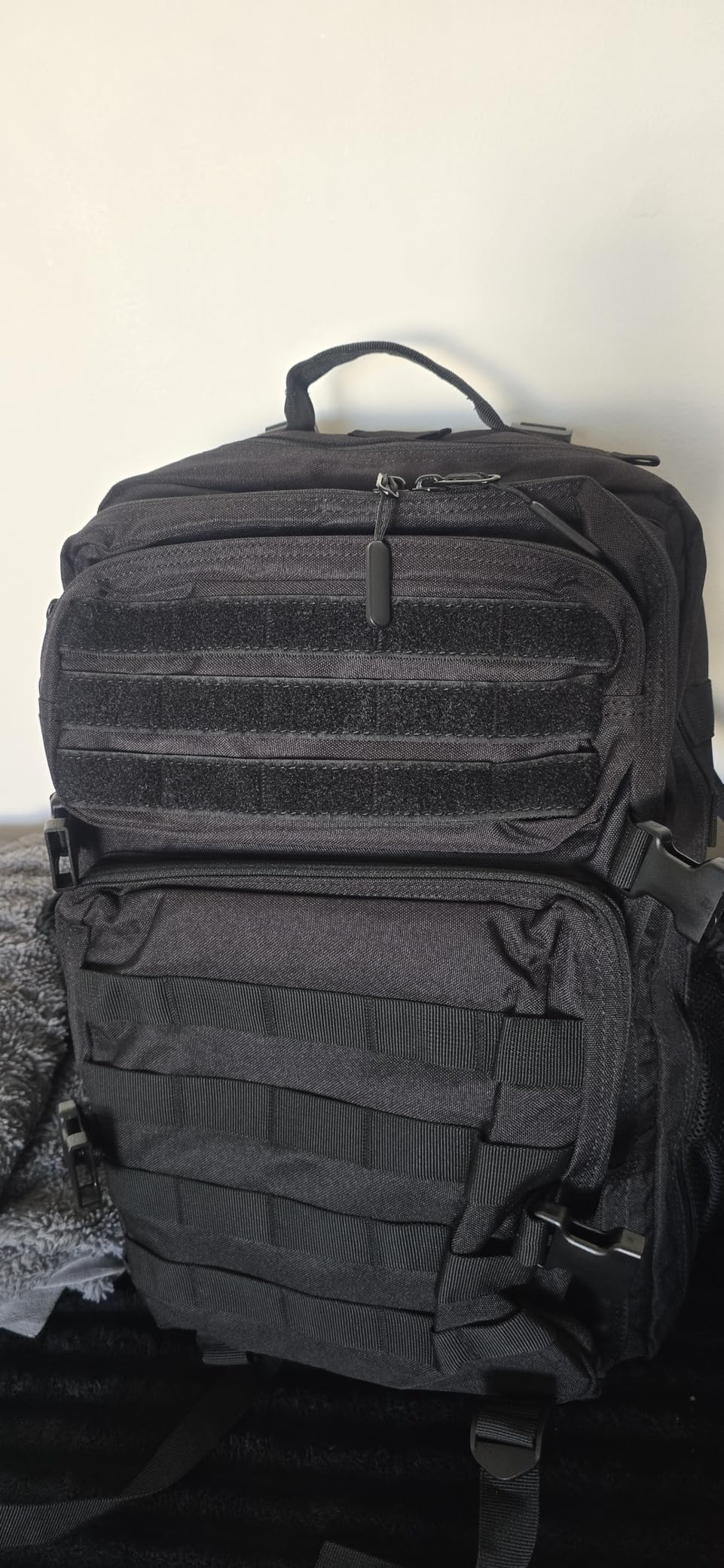 LHI Military Tactical Backpack for Men and Women 45L Army 3 Days Assault Pack Bag Large Rucksack with Molle System Black customer photo 2
