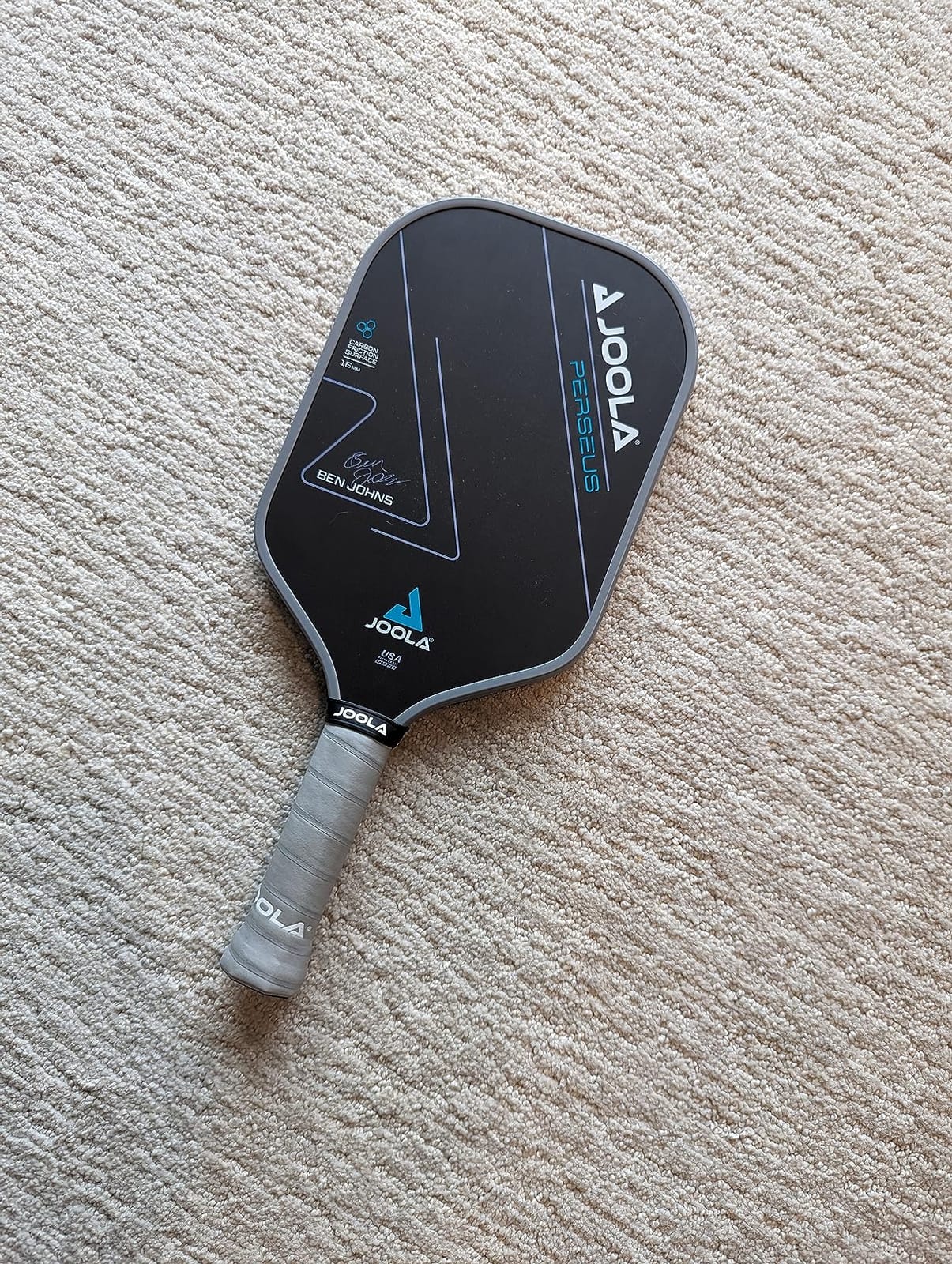 JOOLA Professional Pickleball Paddles - Charged Surface Technology for Power & Feel - Select Perseus or Hyperion Shape - Fully Encased Carbon Fiber - USAP Approved - Well Balanced w/Pop & Control customer photo 2