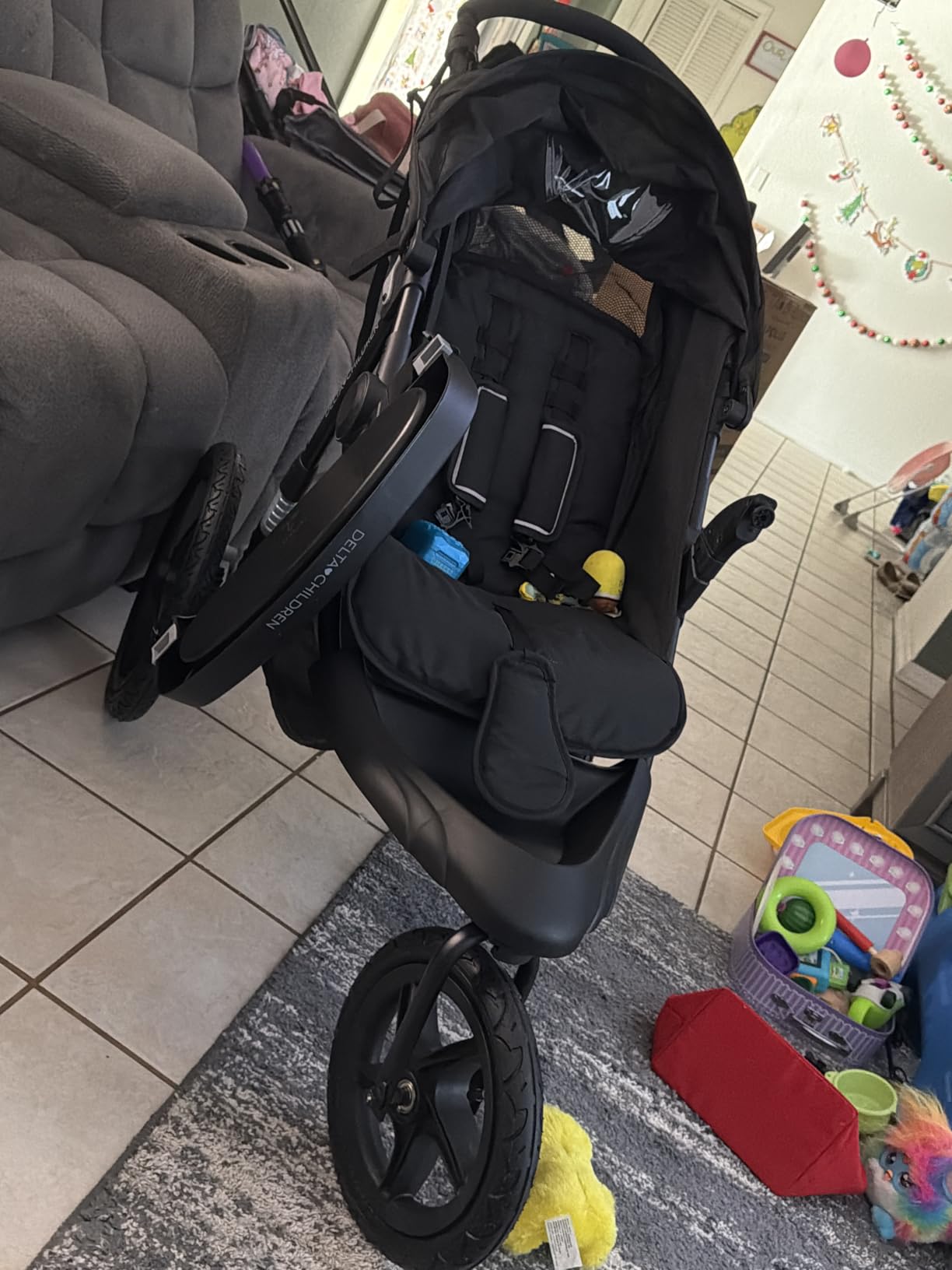 Delta Children Apollo Jogging Stroller - Black customer photo 1
