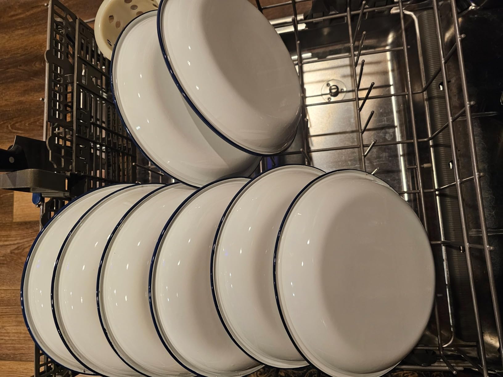 Red Co. Set of 4 Enamelware Metal 10