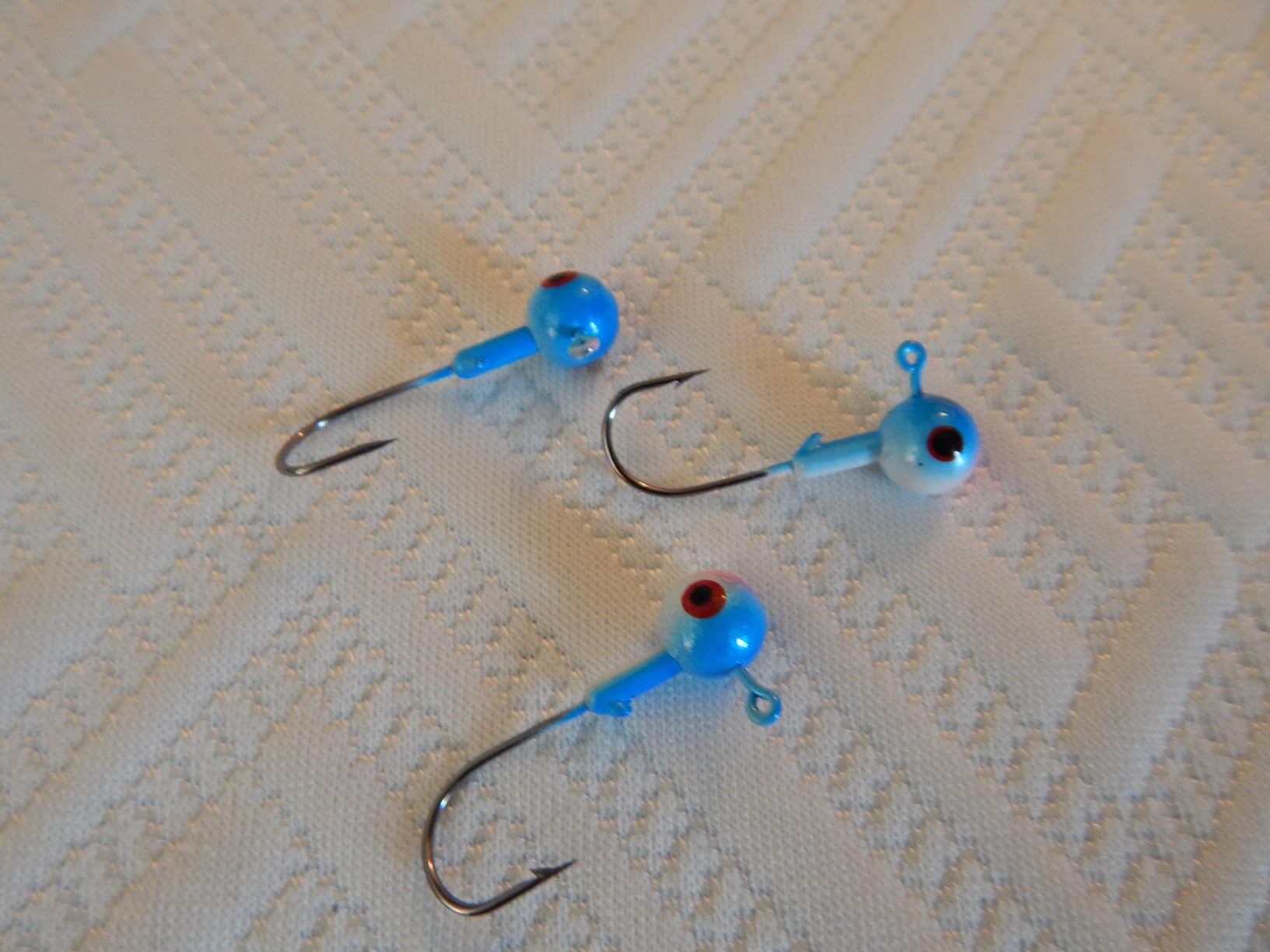 Dr.Fish 20 Pack Fishing Jig Heads, Crappie Jig Round Ball Head Freshwater Fishing Hooks Bass Trout Panfish Walleye Bluegill Saltwater customer photo 2