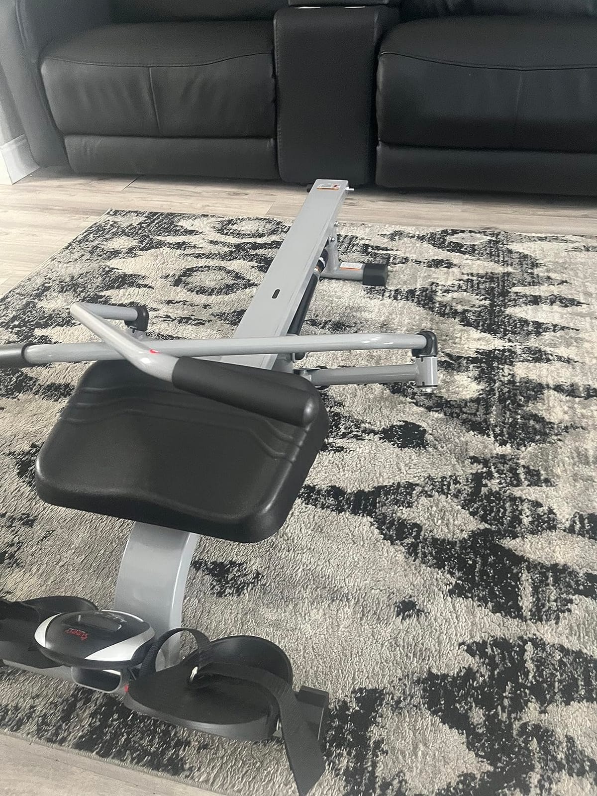 Sunny Health & Fitness Smart Compact 360° Full-Motion Rower, Low-Impact Full-Body Workout Rowing Workout Machine, Wide Motion Range & Space-Saving Design, Free SunnyFit Training App Connection customer photo 1